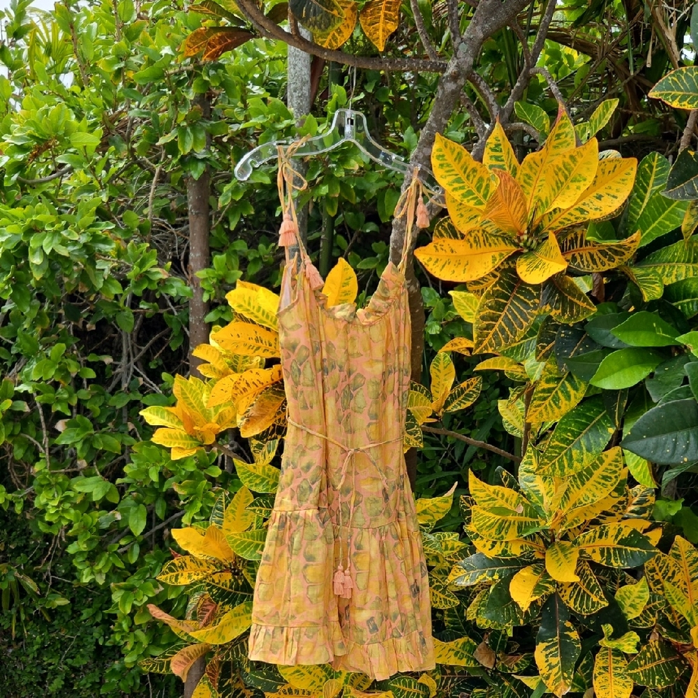 Karina Grimaldi Floral Yellow Sundress